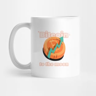 bitcoin to the moon Mug